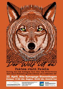 Invasive Tierarten im Ort. Der Wolf ist da. @ Alte Synagoge Stavenhagen